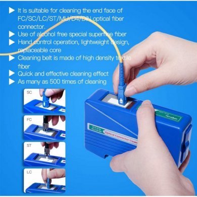 TCC550 Orientek limpador de conector óptico TCC-550