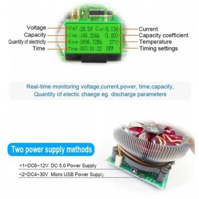 Testador de carga eletrônico 150W 200V 20A