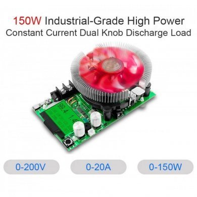 Testador de carga eletrônico 150W 200V 20A