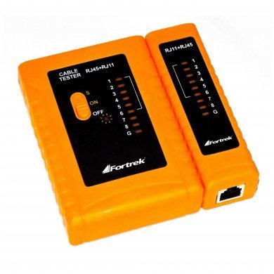TCF101 Fortrek Testador de Cabos Lan RJ-11 e RJ-45