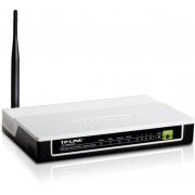 Modem ADSL2+ e Roteador TP-Link 150Mbps 4 Portas 10/100Mbps RJ45, 1 Porta RJ11, Antena omni direcional destacável de 5dBi, 2.4 GHz
