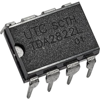 TDA2822L 10x CI UTC Amplificador de audio 2 canais 1.35W DIP8