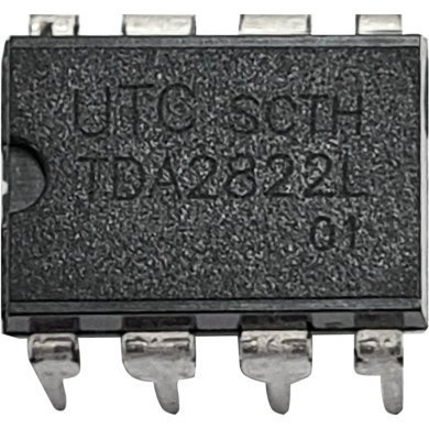 TDA2822L 10x CI UTC Amplificador de audio 2 canais 1.35W DIP8