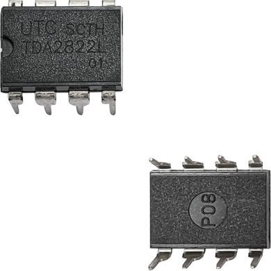 TDA2822L 10x CI UTC Amplificador de audio 2 canais 1.35W DIP8