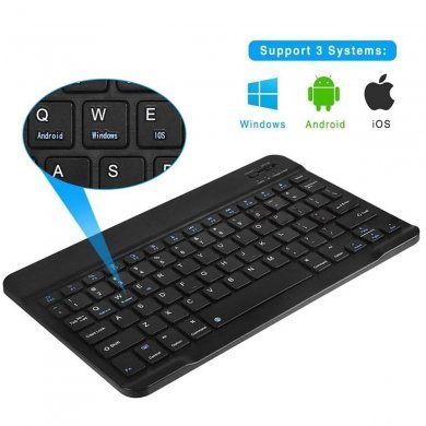 TE127 Knup kit mouse teclado bluetooth recarregável compacto