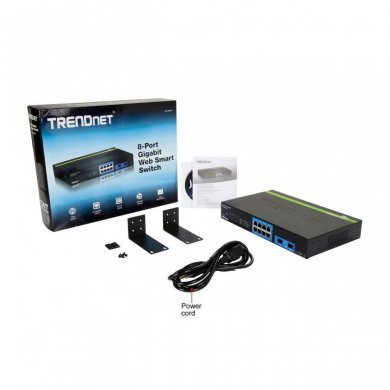 TEG-082WS Switch Web Smart 8x RJ45 Gigabit + 2x SFP Gigabit