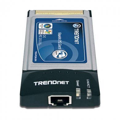 Cartão PCMCIA Gigabit TRENDnet 32-bit