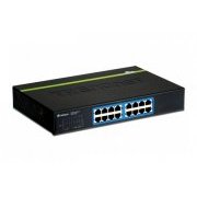 Switch Gigabit Trendnet 16 Portas 10/100/1000Mbps Auto-MDIX, Switch Fabric: 32Gbps, Data RAM Buffer: 2 MBits, 