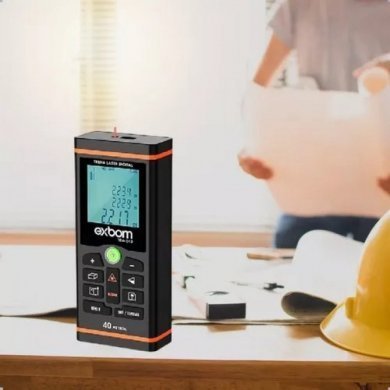 Exbom Trena Digital Laser de precisão 40 metros