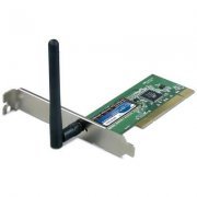 Placa de Rede Wireless PCI TRENDnet 54Mbps 802.11b/g Padrões 802.11b e 802.11g, Usa Banda de Frequência de 2.4