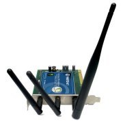 Placa de Rede Wireless PCI TRENDnet N-Draft 300Mbps 802.11n - Padrões 802.11b/g e 802.11n (draft) 2.4Ghz, Segu