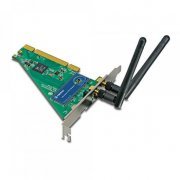 Placa de Rede Wireless PCI Trendnet 2 Antenas de 2dBi, cobertura de até 100 metros outdoor, Interface PCI 32 B
