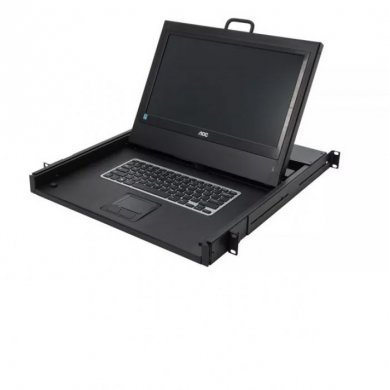 TFT1UHI-TOP Monitor Gaveta KVM LCD 1U p/ Rack 19 Pol