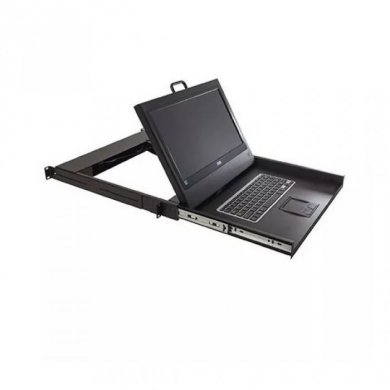 Monitor Gaveta KVM LCD 1U p/ Rack 19 Pol