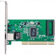 TP-Link Placa de Rede Gigabit PCI 32 PCI Bus: 32-bit 33/66MHz, 1x 10M/100M/1000Mbps
