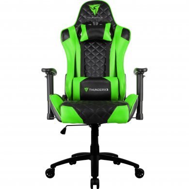 THUNDERX3 Cadeira Gamer TGC12 Preta e Verde