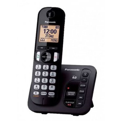 TGC220 Panasonic Telefone Sem Fio Preto