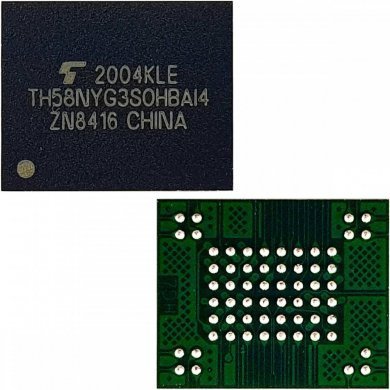 TH58NYG3S0HBAI4 Ci NAND Flash 8Gb 1.8V 24nm SLC NAND TFBGA-63