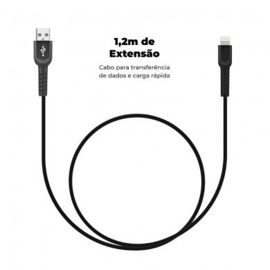 THLLUA6VE Gorila Shield Cabo Lightning Dual Shock 1.2 Metros