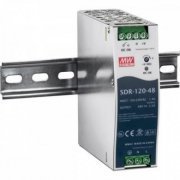 Trendnet Fonte 120W 48V industrial para trilho DIN PFC ativo integrado (PF > 0,93) 