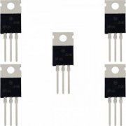 Kit 5x TIP126 Transistor BJT PNP 80V 5A TO-220 Kit com 5 uni ...
