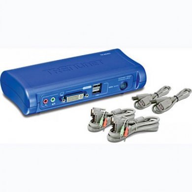 TK-204UK TRENDnet Chaveador KVM USB 2 Portas DVI com Audio, TRE