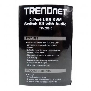 TK-209K Trendnet Chaveador KVM 2 Portas USB 2 PC