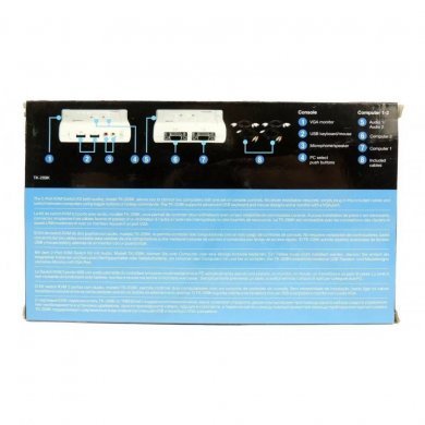 TK-209K Trendnet Chaveador KVM 2 Portas USB 2 PC