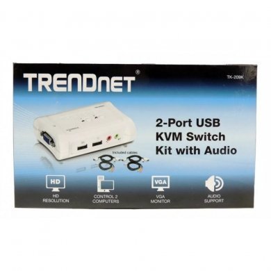TK-209K Trendnet Chaveador KVM 2 Portas USB 2 PC
