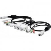 TRENDnet Switch KVM HDMI para 2 PCs Full HD 1080p, HDMI and 3.5 mm analog audio