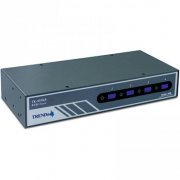 Chaveador KVM TrenDnet 4 Portas PS2 Teclado/Video/Mouse/Audio Montavél em Rack 1U