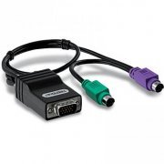 Cabo KVM TRENDnet CAT.5 Comprimento 40CM (1x VGA + 2x ...