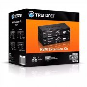 TrendNet Kit Extensor KVM USB gerenciamento OSD de PCs e Servidores a distâncias de até 100 metros