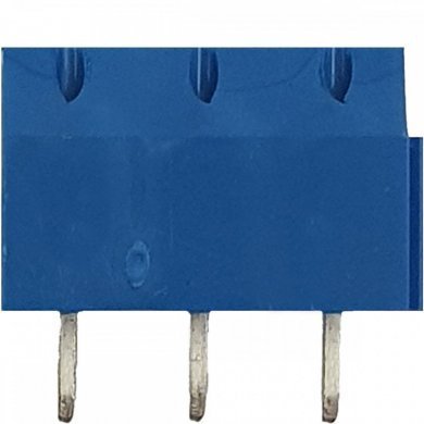 TL203V-03P Borne TL203 KRE 3 vias plástico azul 10mm (Kit 10x)