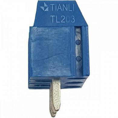 TL203V-03P Borne TL203 KRE 3 vias plástico azul 10mm (Kit 10x)