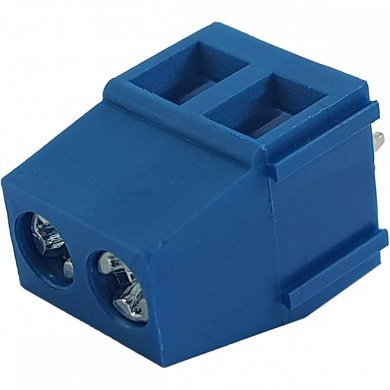 TL206V-T-03P Borne TL206 KRE 2 vias plástico azul 14mm (Kit 10x)