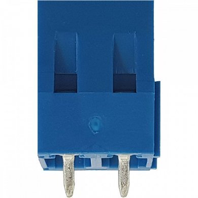 TL206V-T-03P Borne TL206 KRE 2 vias plástico azul 14mm (Kit 10x)