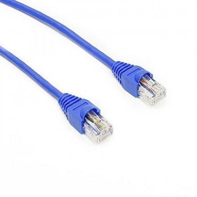 TL304V24AZ Copperlan Patch Cord CAT5e U/UTP 0.5 metros azul
