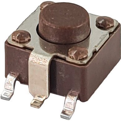 TL3301AF160QG 100x Switch tatil push button 6x6x4.3mm SMD 5 pinos marrom