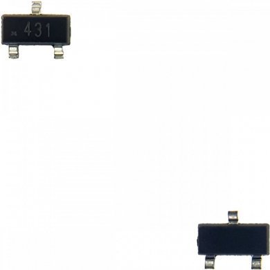 Regulador shunt TL431 SMD SOT-23-3 (Kit 5x und)