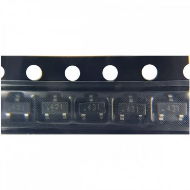Regulador shunt TL431 SMD SOT-23-3 (Kit 5x und)