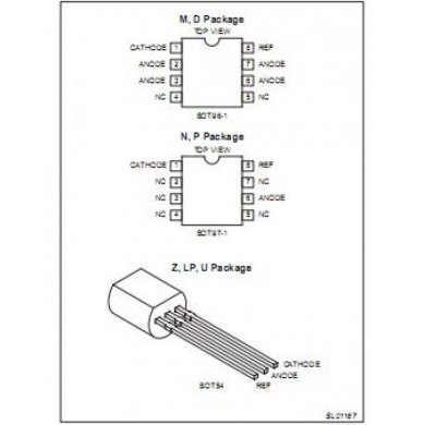 Adjustable precision shunt regulator (Pack 10und)
