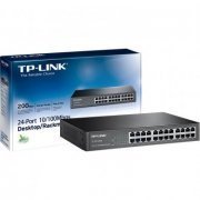 TP-Link Switch 24 Portas Fast RJ45 10/100 L2 Não Gerenciável com Fonte de Alimentação 100-240VAC 50/60Hz