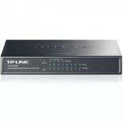TP-Link Switch Gigabit PoE 8 Portas RJ45 10/100/1000Mbps com Autonegociação MDI, MDIX - 4 PORTAS POE 124W NO M