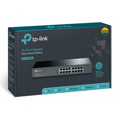 TL-SG1016DE TP-Link Switch Easy Smart Gigabit 16 Portas