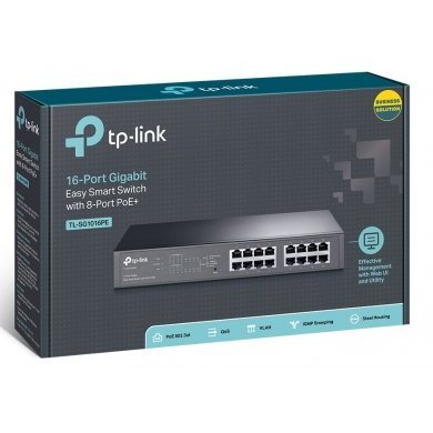 TL-SG1016PE TP-Link Switch 16 Portas Gigabit Easy Smart