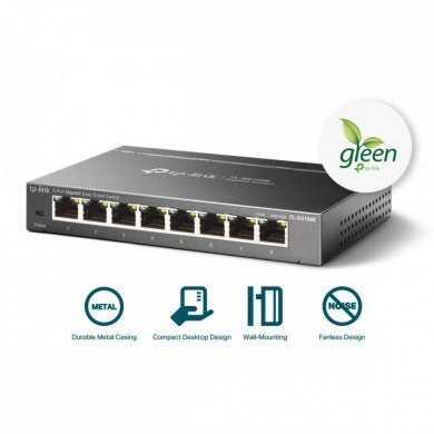 TL-SG108E TP-Link Switch Gigabit 8 Portas Easy Smart