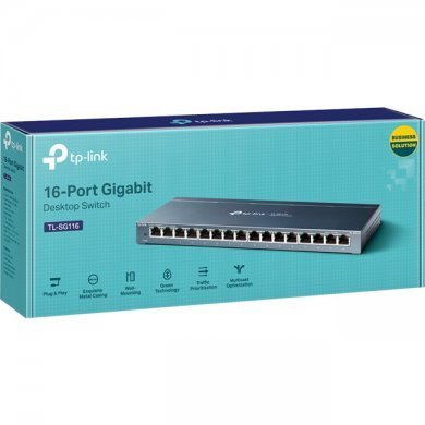 TP-Link Switch Gigabit 16 Portas TL-SG116