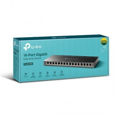 TL-SG116E TP-Link Switch Easy Smart 16x RJ45 Gigabit