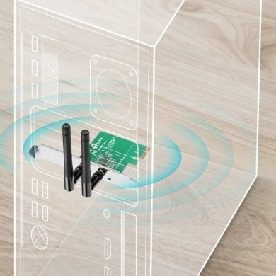 TL-WN881ND TP-link Placa de Rede WirelessPCI-E 300Mbps